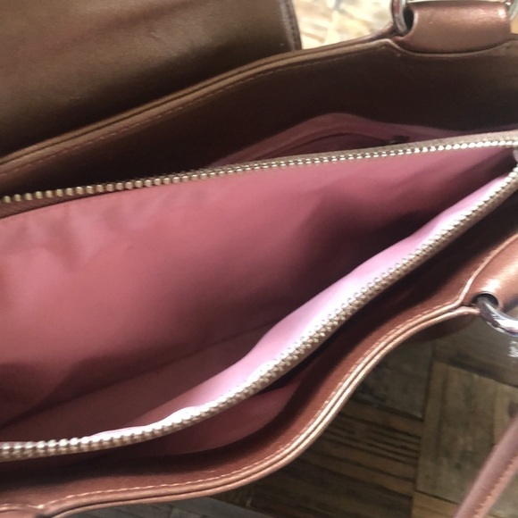 Cole Haan Alexa Bronze Shoulder Handbag - Picture 10 of 12